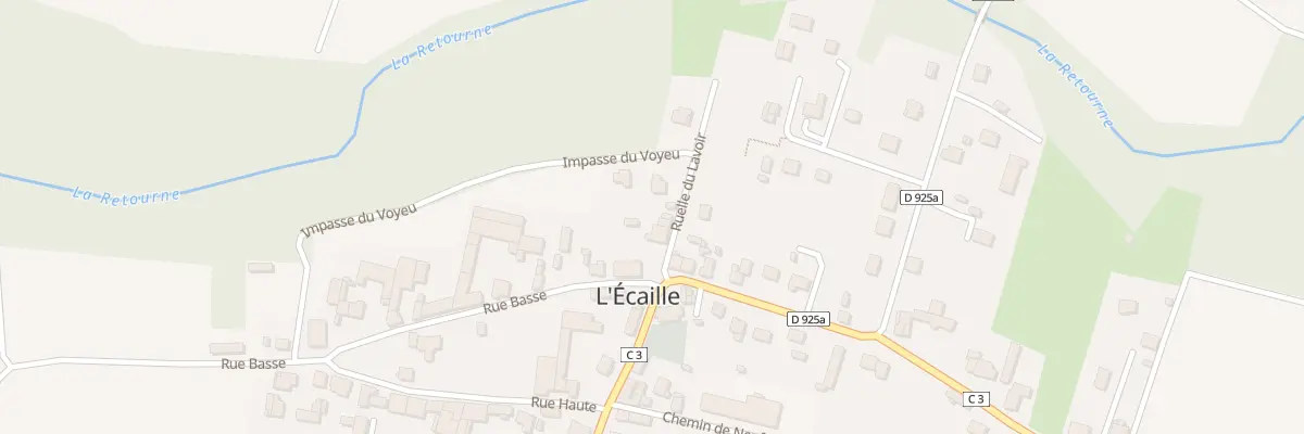 Plan du 3 Rle du Lavoir à L’Écaille