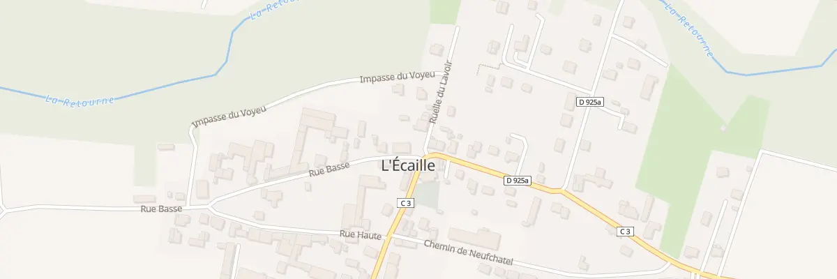Plan du 2 Rue Basse à L’Écaille