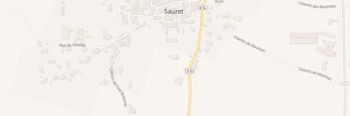 Plan du 5171 Le Village à Sauzet