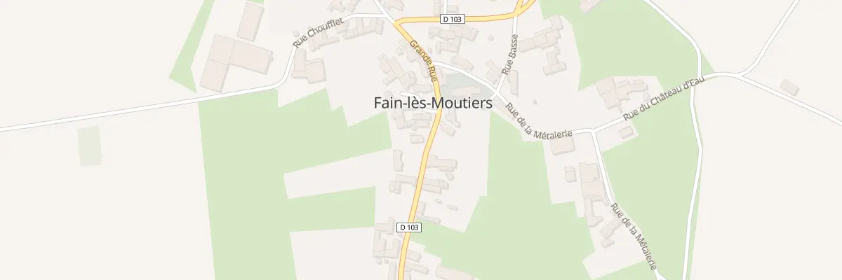 Plan du 18 Gr Grande Rue (Fain) à Fain-lès-Moutiers