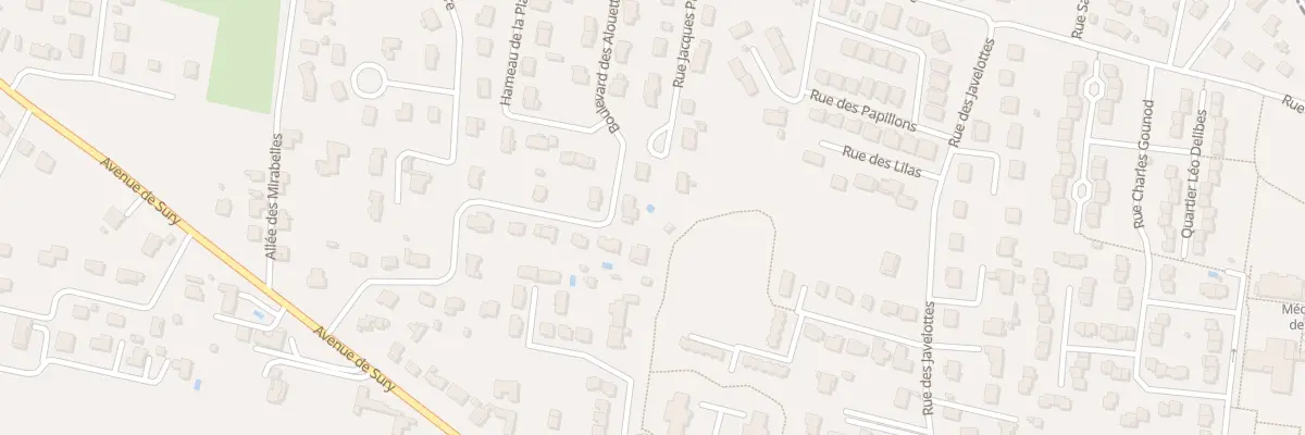 Plan du 24 Bd des Alouettes à Bonson