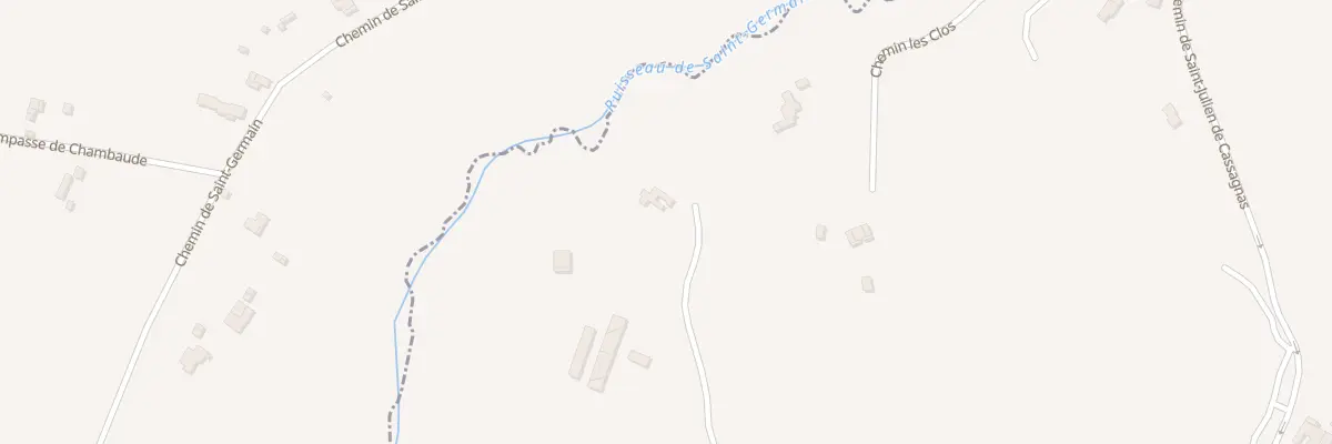 Plan du 551 Che de Regnery à Potelières
