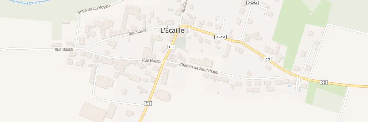 Plan du 1 Che de Neufchatel à L’Écaille