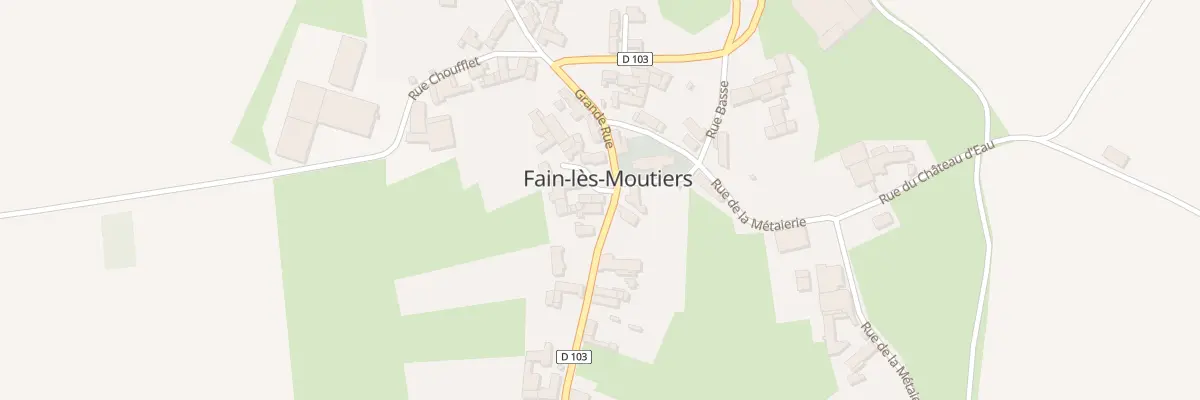 Plan du 14 Gr Grande Rue (Fain) à Fain-lès-Moutiers