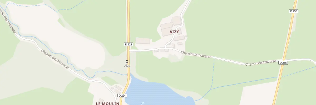 Plan du 5021 Aizy à La Tagnière