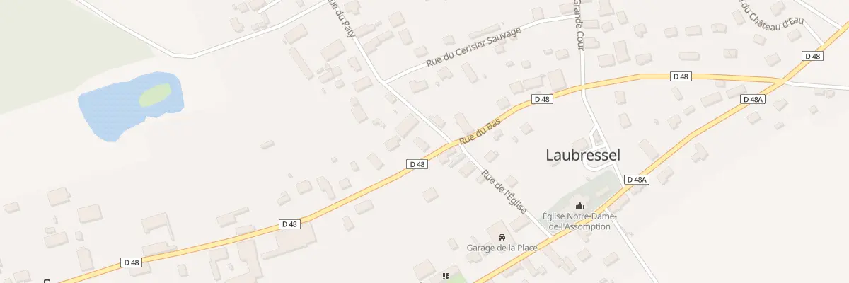 Plan du 1 Rue du Pâty à Laubressel
