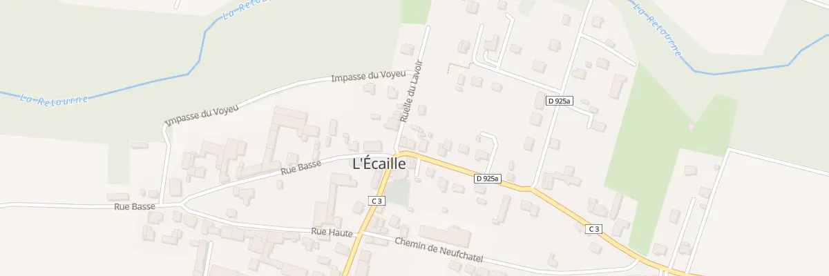 Plan du 3 Rue de la Blanche Terre à L’Écaille
