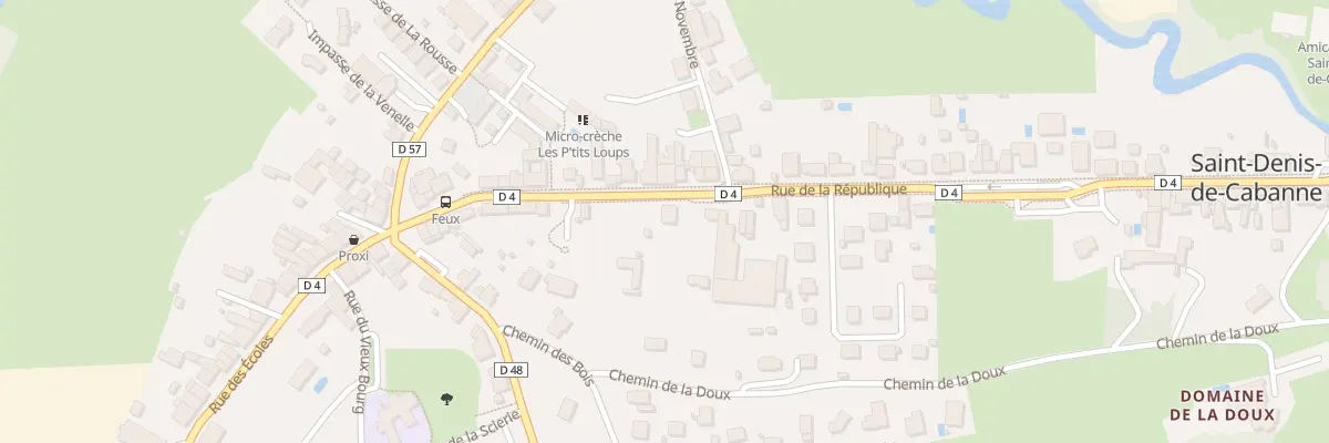 Plan du 186 Rue de la Republique à Saint-Denis-de-Cabanne
