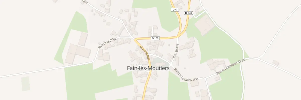 Plan du 1 Rue de l’Ecole à Fain-lès-Moutiers