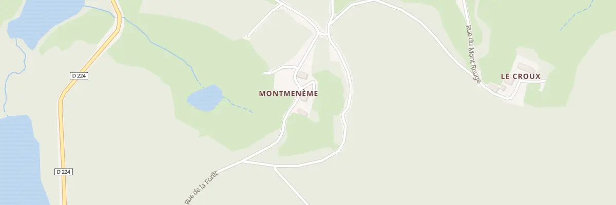 Plan du 5002 Montmeneme à Dettey