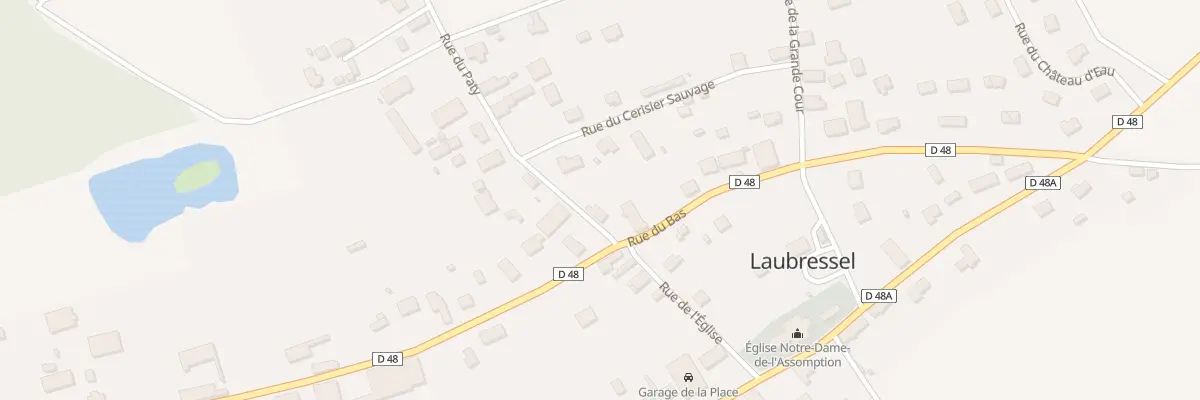 Plan du 6 Rue du Pâty à Laubressel