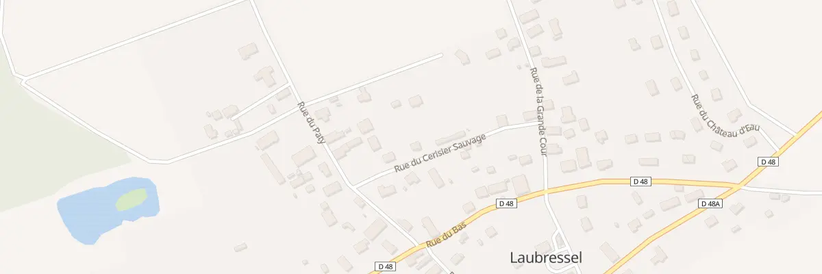 Plan du 3 Rue du Cerisier Sauvage à Laubressel