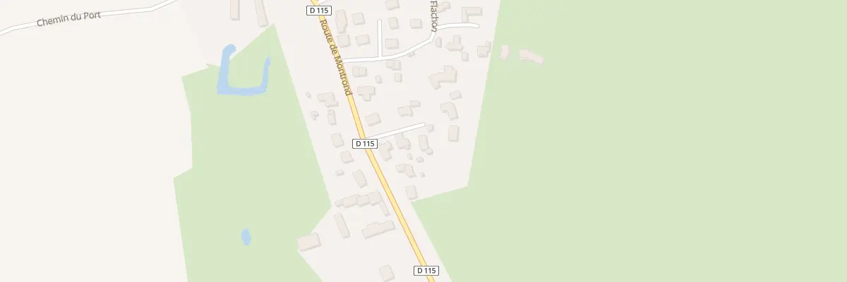 Plan du 174 Rte de Montrond à Marclopt