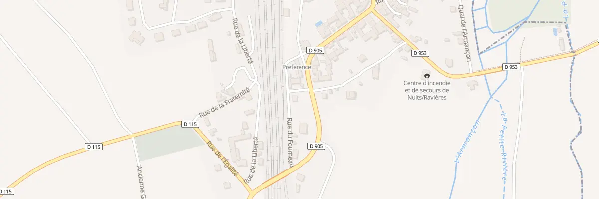 Plan du 15 Rue des Fossés à Nuits