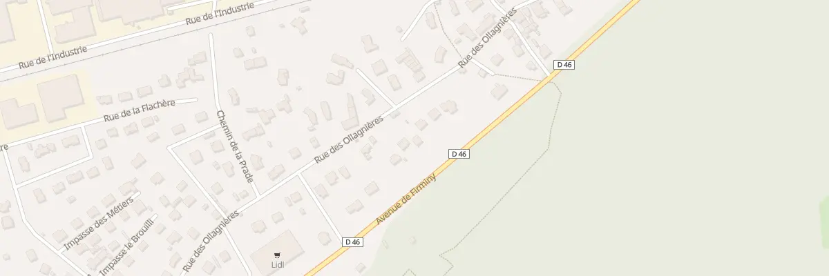 Plan du 30 Rue des Ollagnières à Aurec-sur-Loire