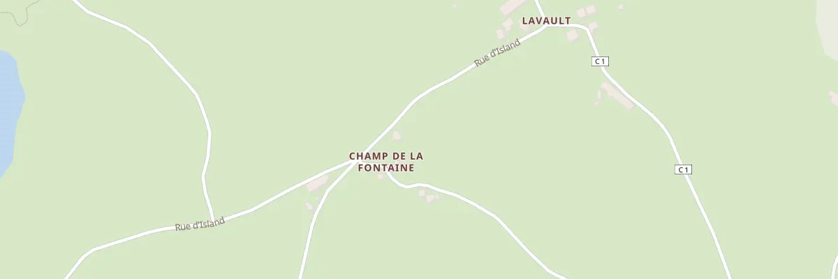 Plan du 1 Che Champ de la Fontaine à Saint-Martin-de-la-Mer