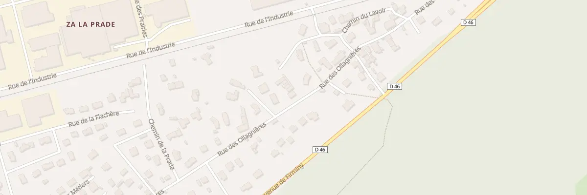 Plan du 601 Rue des Ollagnières à Aurec-sur-Loire