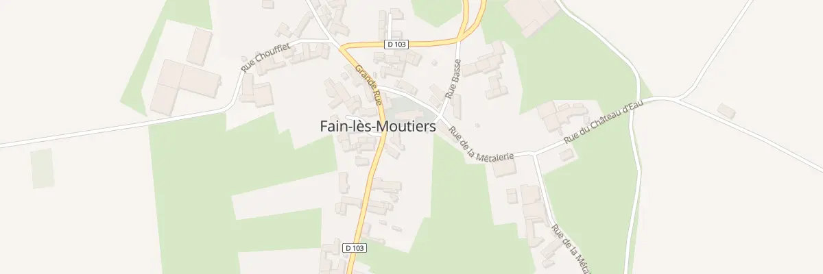 Plan du 2 Rue de l’Eglise à Fain-lès-Moutiers