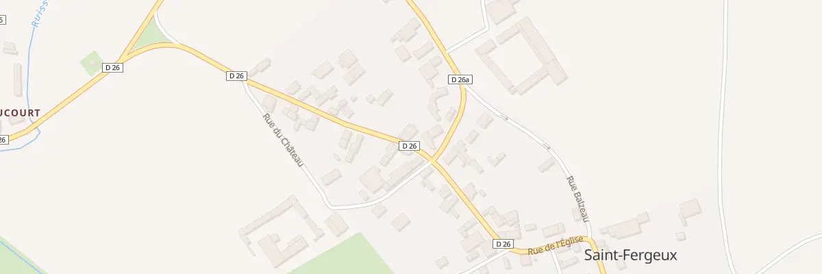 Plan du 6 Rue Lorette à Saint-Fergeux