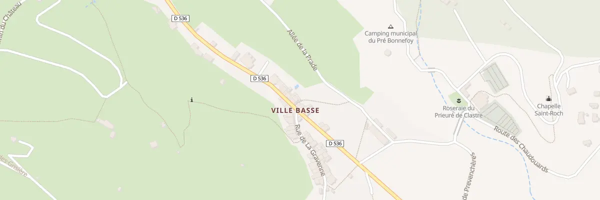 Plan du 321 Rte de Pourcherolles à Montpezat-sous-Bauzon