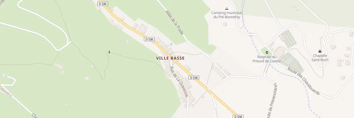 Plan du 335 Rte de Pourcherolles à Montpezat-sous-Bauzon