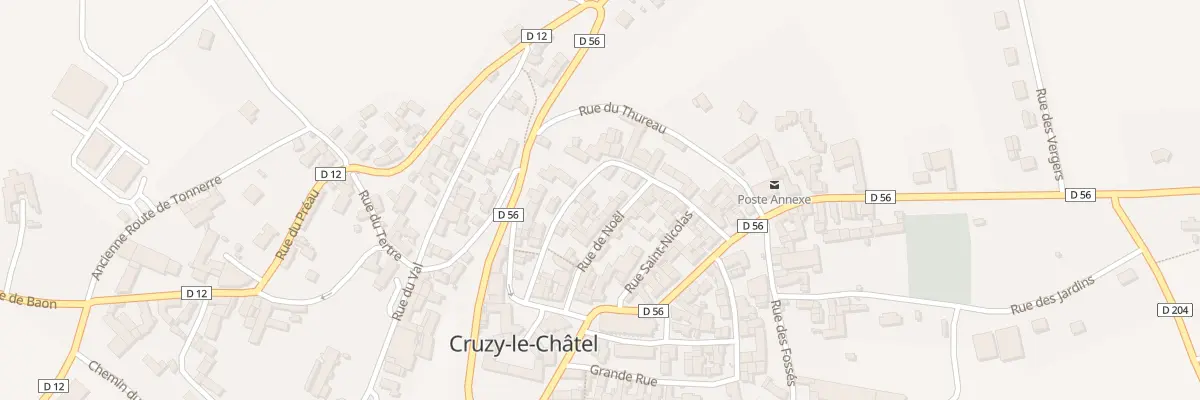 Plan du 15 Rue de Noel à Cruzy-le-Châtel