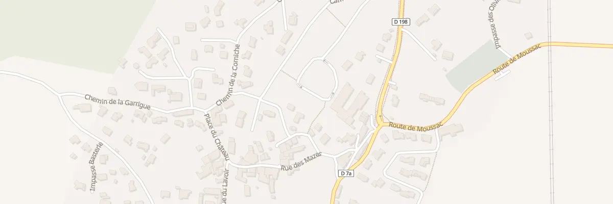 Plan du 33 Rte de Nozières à Sauzet
