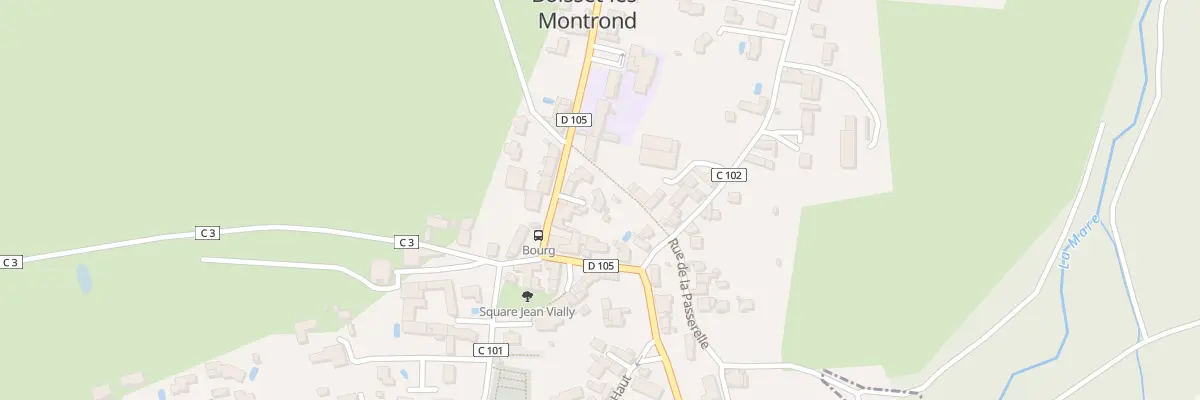 Plan du 24 Rte du Canal à Boisset-lès-Montrond