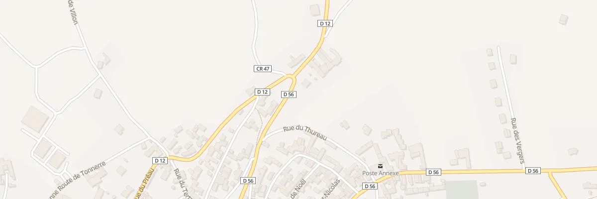 Plan du 34 Rue de la Ville à Cruzy-le-Châtel