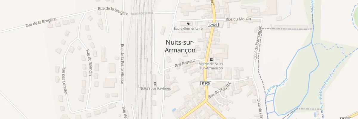 Plan du 6 Rue Pasteur à Nuits