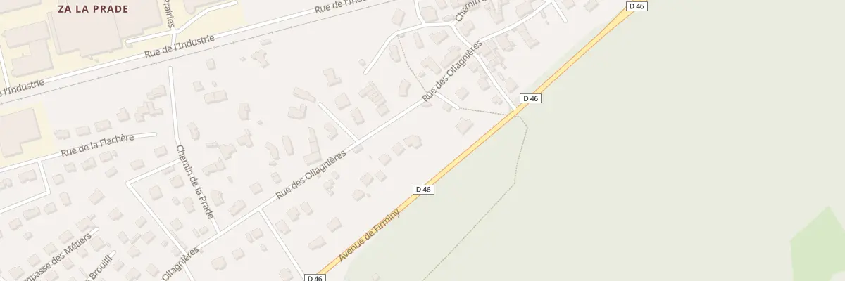 Plan du 610 Rue des Ollagnières à Aurec-sur-Loire