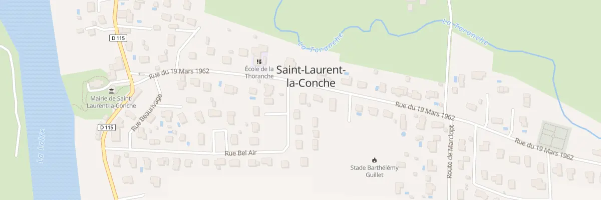 Plan du 388 Rue Bel Air à Saint-Laurent-la-Conche