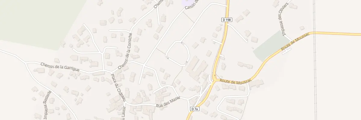 Plan du 5582 Rte de Nozières à Sauzet