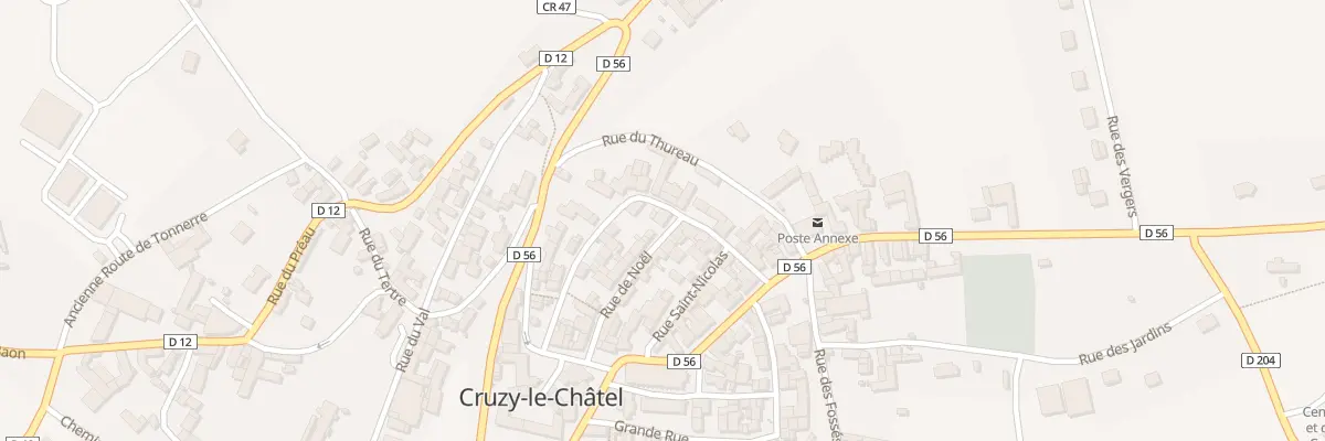 Plan du 19 Rue de Noel à Cruzy-le-Châtel