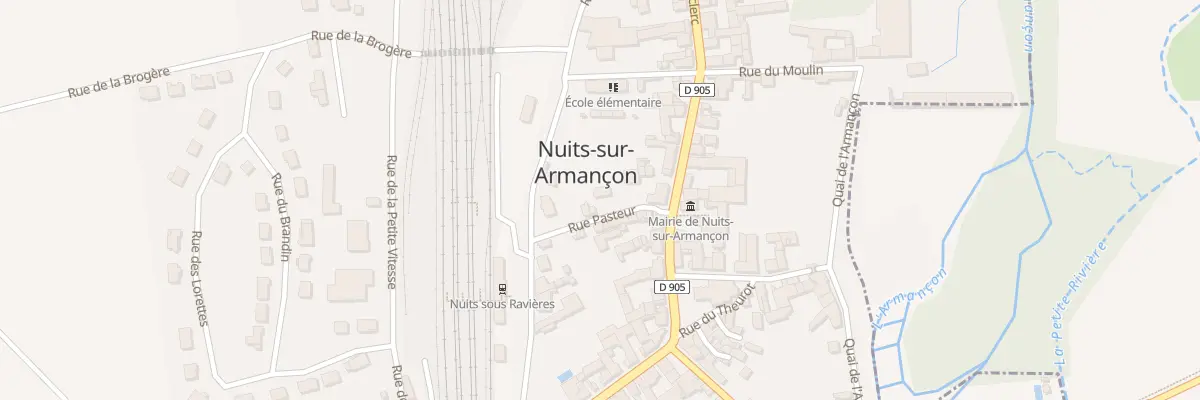 Plan du 4 Rue Pasteur à Nuits