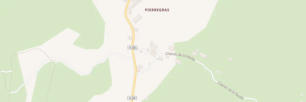 Plan du 5500 Pierregras à Ardoix