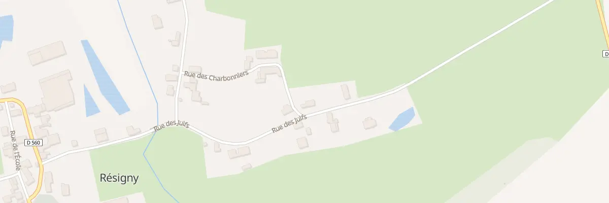 Plan du 3 Rue des Juifs à Résigny