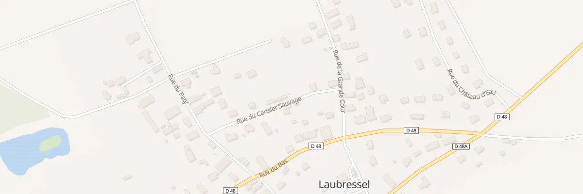 Plan du 5 Rue du Cerisier Sauvage à Laubressel