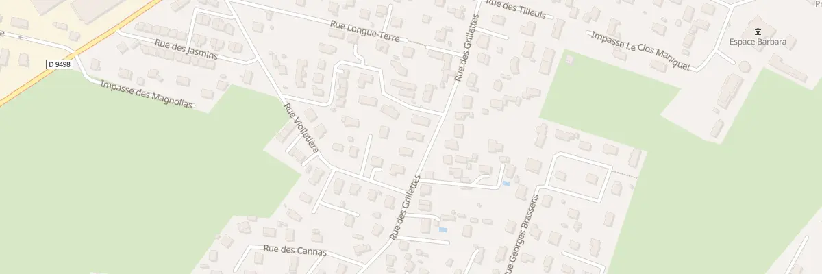 Plan du 26 Rue des Grillettes à Bonson