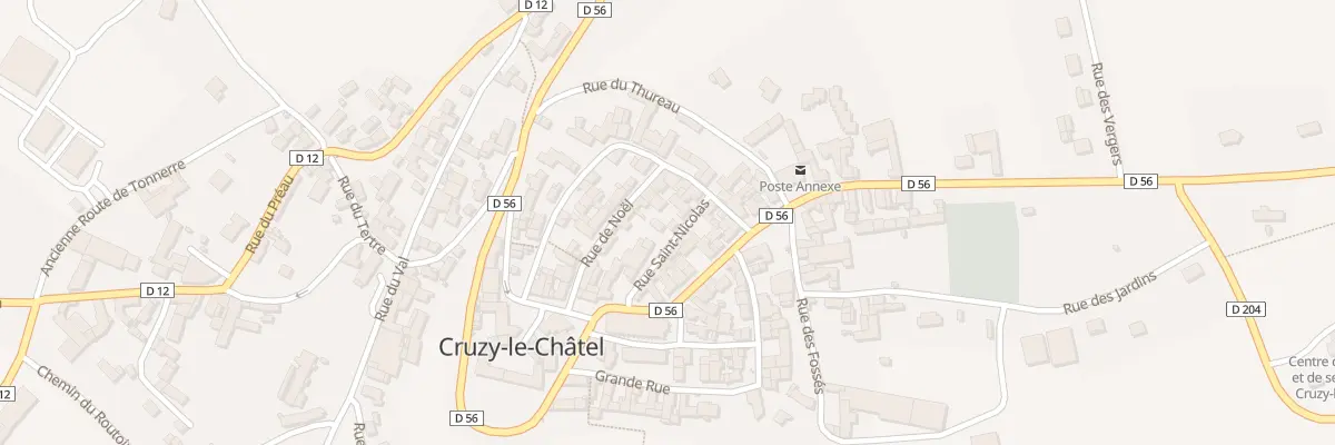Plan du 5 Rue St Nicolas à Cruzy-le-Châtel
