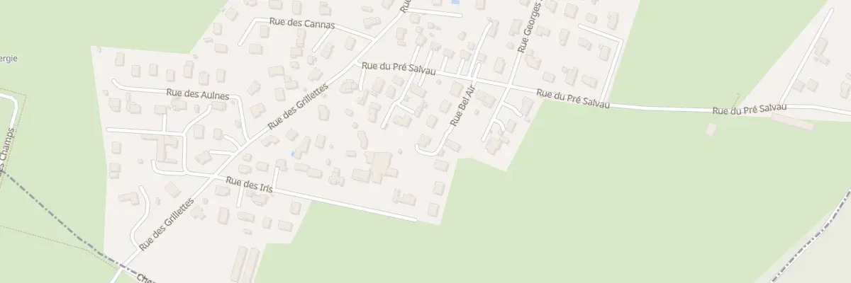 Plan du 8 Rue Bel Air à Bonson