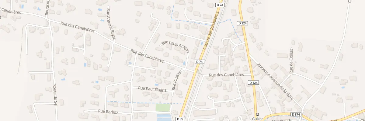 Plan du 16 Rue des Canebières à Saint-Geniès-de-Malgoirès