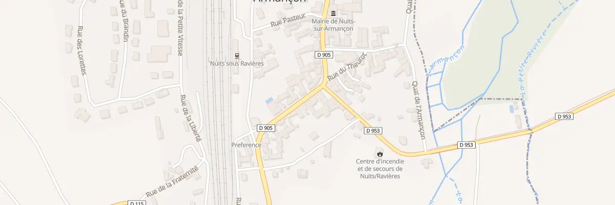 Plan du 7 Rue de la République à Nuits