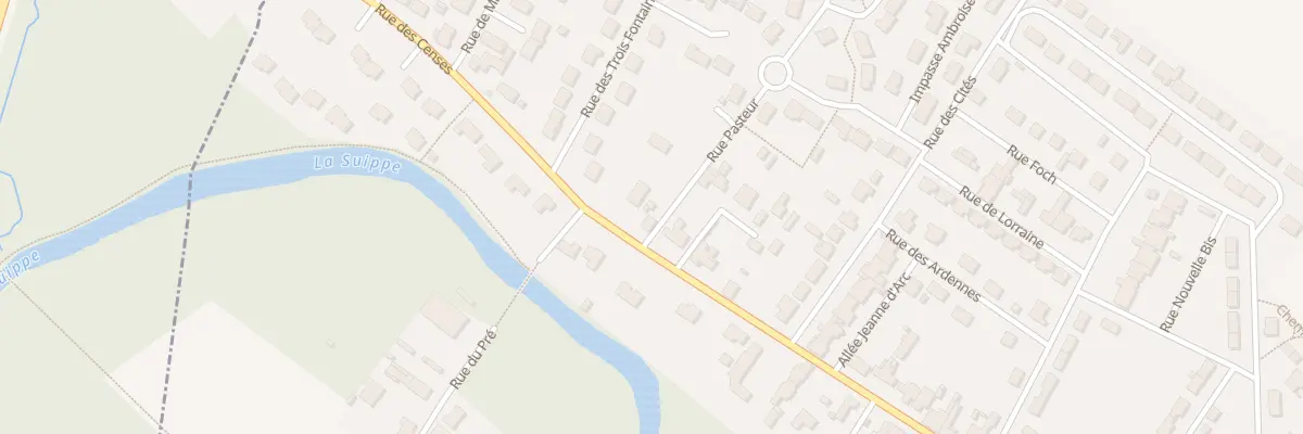 Plan du 62 Rue des Censes à Warmeriville