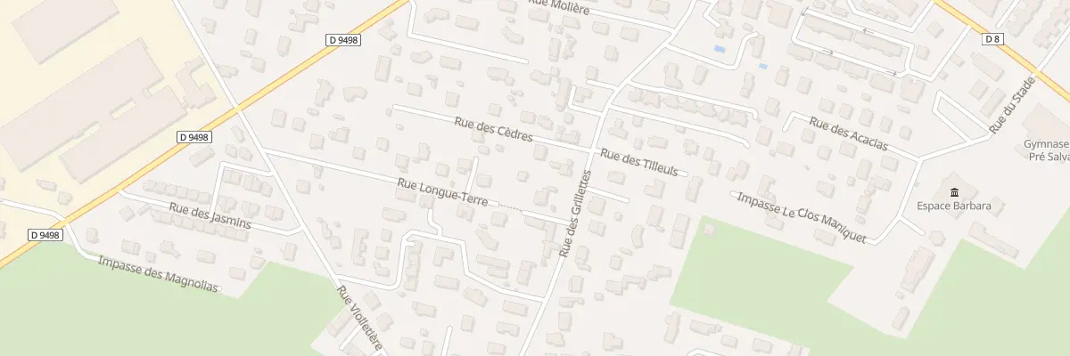 Plan du 14 Rue des Grillettes à Bonson