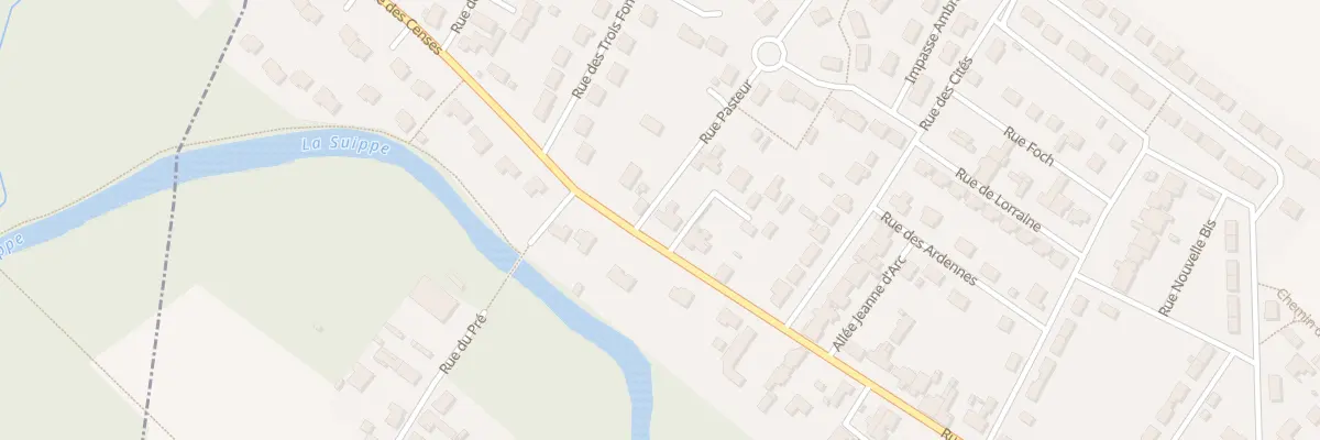 Plan du 60 Rue des Censes à Warmeriville