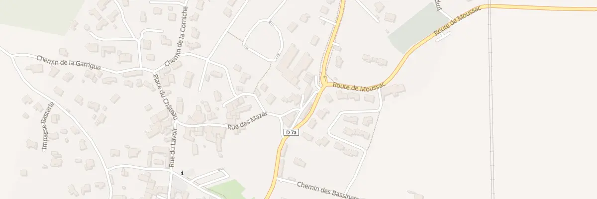 Plan du 46 Rue de la Vieille Route à Sauzet