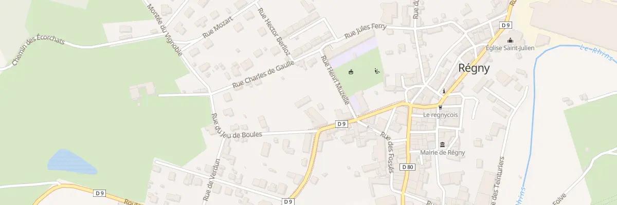 Plan du 1B Rue Henri Muzelle à Régny