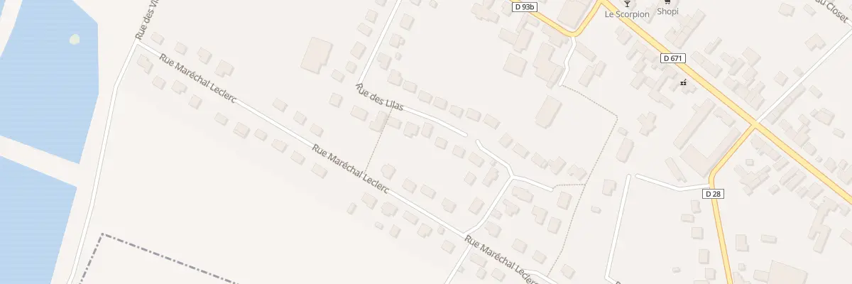 Plan du 25 Rue des Lilas à Saint-Parres-lès-Vaudes