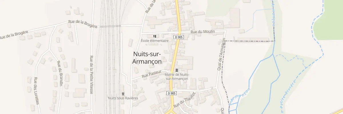 Plan du 17 Rue Marechal Leclerc à Nuits
